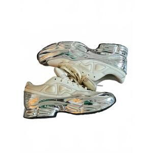 Raf Simons Adidas Ozweego Cream White / Metallic Size 9.5 — Great Condition
